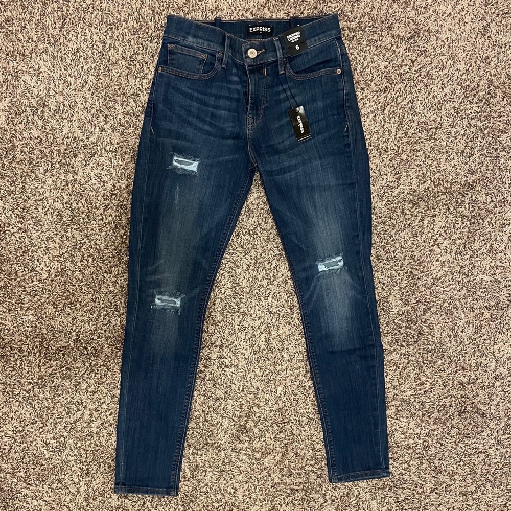 BRAND NEW Express Distressed Jeans
